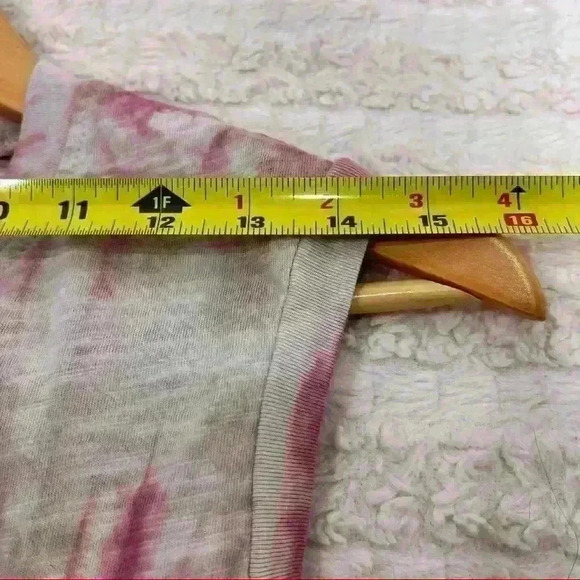 PAM&GELA RevolveTye Dye Sleeveless Ruched Dress In Roses& Taupe Sz P Boho Hippie - Picture 5 of 11